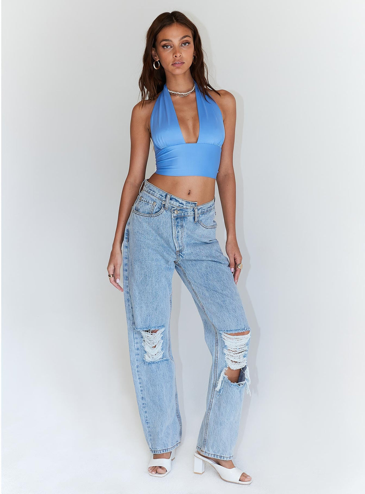 Disco Dreams Top Blue